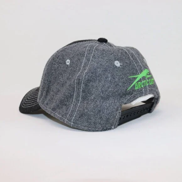 Arctic Cat Wool Hat Men's Baseball Cap Gray & Green - Picture 7 of 10